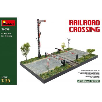 Miniart - 1/35 Railroad Crossing (2/21) * - MIN36059