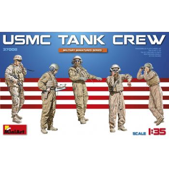 Miniart - Usmc Tank Crew (Min37008)