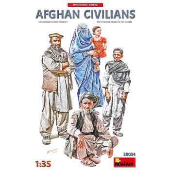 Miniart - Afghan Civilians 1:35 (3/20) * - MIN38034