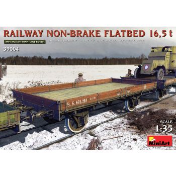 Miniart - Railway Non-brake Flatbed 16,5 T 1:35 - MIN39004