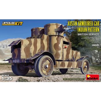 Miniart - 1/35 Austin Armoured Car Indian Pattern. British (8/21) *min39021