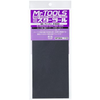 Mrhobby - Mr. Waterpr. Sand Paper 400 X 4 Sheets (Mrh-mt-304)