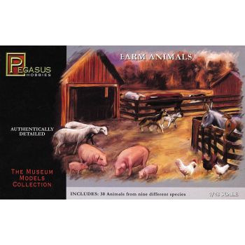 pegasus - 1/48 Amerikanische Geschichte:30 verschiedene Farm-Tiere