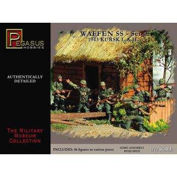 pegasus - 1/72 Waffen SS 1943 WW II German Figures Set 2