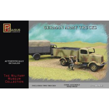 pegasus - 1/72 WW II German Army Truck (2 per box)