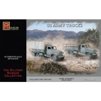 pegasus - 1/72 WW II US Army Trucks (2 per box)