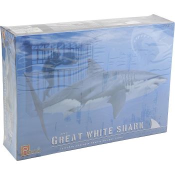 pegasus - 1/18 Great White Shark with Diver & Cage Kit