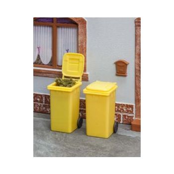Pola - 2 Refuse bins, yellow