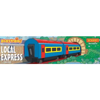 Playtrains - Local Express 2 X Coach Pack  (9/21) * - PT-R9315