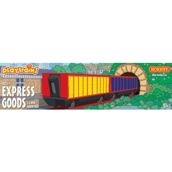 Playtrains - Express Goods 2 X Open Wagon Pack (9/21) * - PT-R9341