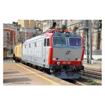 Rivarossi - Fs Electric Loc Class E.652 Sil/red Merci. E.652 087 Vi Dcc