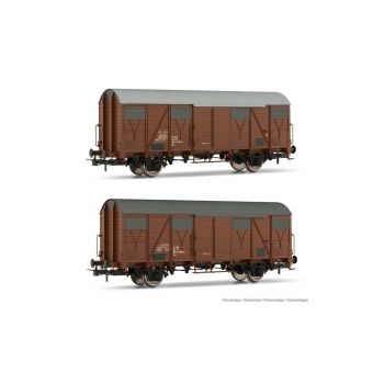 Rivarossi - Fs 2-units Pack Ghs Closed Wagons Aerators Iv (12/21) * - RIV-HR6507