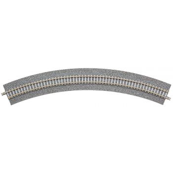 Tomytec - 4 Tracks, curved, with broad ballast bedding, 45°, r 345 mm