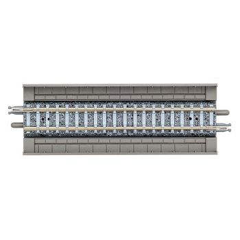 Tomytec - 4 Tracks, straight, in concrete viaduct bedding, each 99 mm