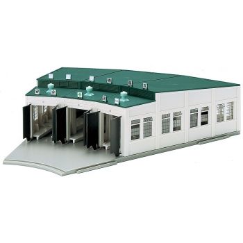 Tomytec - Masonry 3-stall roundhouse (goes with #1633 turntable)