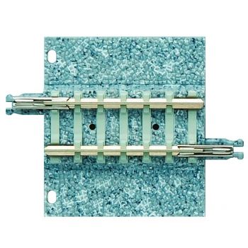 Tomytec - Tracks, straight with broad ballast bedding, 8 p.
