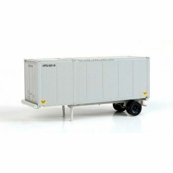 Walthers - 28-Fuß Container mit Chassis, 2 Stück