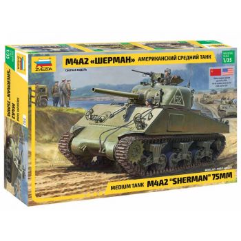 Zvezda - M4 A2 Sherman (5/20) * - ZVE3702