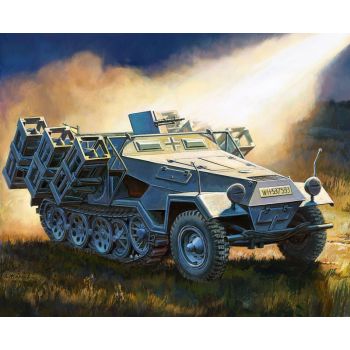 Zvezda - Sd.kfz.251/1 Ausf.b Stuka Zu Fuss (4/19) * (Zve6243)