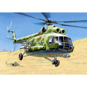 Zvezda - Mil Mi-8t Soviet Helicopter (Zve7230)