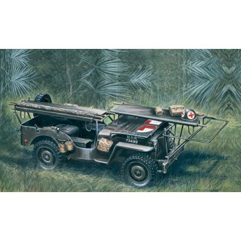 Italeri - 1/4 Ton. 4x4 Ambulance Jeep 1:35 (Ita0326s)