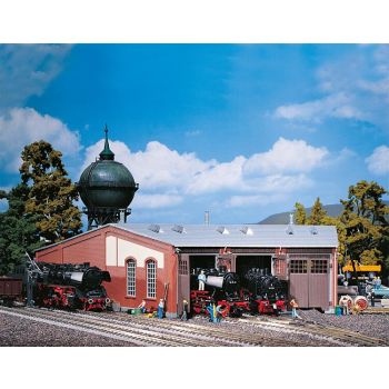 Faller - Rotonde à locomotives à 3 emplacements (exécution longue)