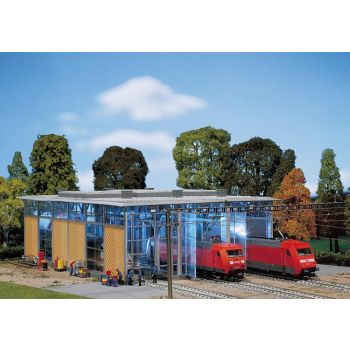 Faller - Electric engine shed, three tracks
