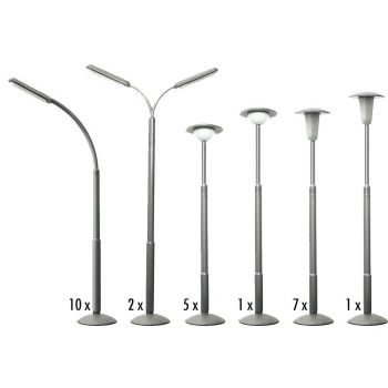 Faller - Set straatlantaarns