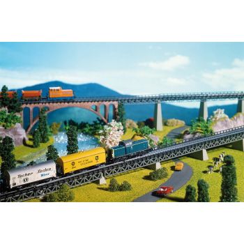 Faller - 4 Track beds, straight